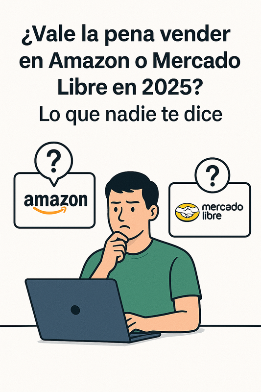 ¿Vale la pena vender en Amazon o Mercado Libre en 2025? Lo que nadie te dice